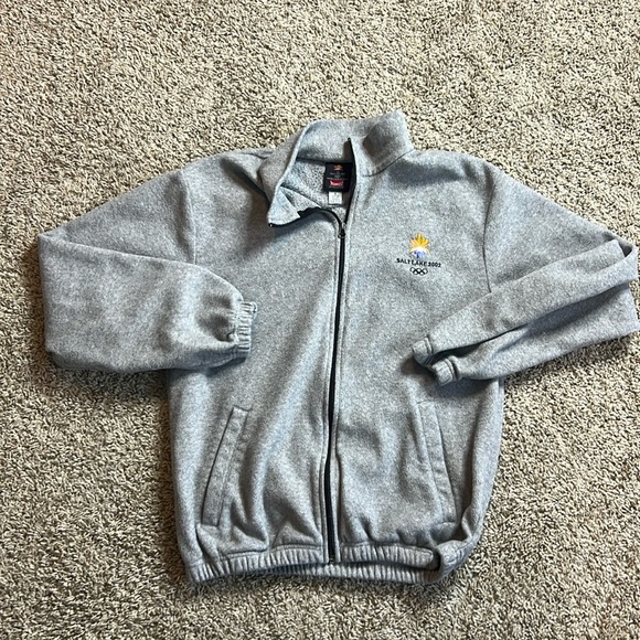 Men White & Black SALT LAKE Front Button Sweatshirt
